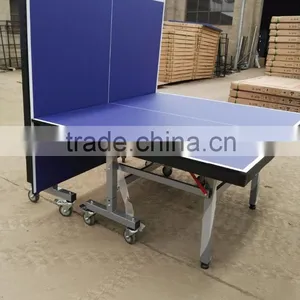 Outdoor Used 15 mm Foldable Aluminium Tennis Table With Wheel thumbnail-1