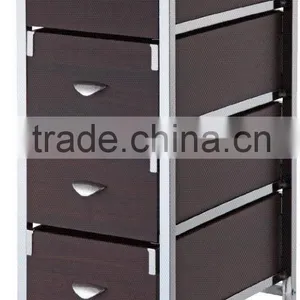 4 MDF Special Small Drawer Storage Organizer Rolling Trolley Cart thumbnail-1