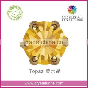 U1038CS Original China Crystal Unite Lead Free Chaton in Crown Setting, Sew on Stone thumbnail-2