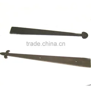 Metal Stamping Household Hinge Hardware Decorative Garage Door Accents, Creekside Bean Straps Fleur De Lis Straps thumbnail-1