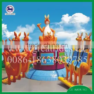 Christmas Rides!Theme Park Kids Happy Jumping Machine Jumping Kangaroo thumbnail-1