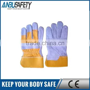 Industrial Labor Protection Cow Split Leather Thin Leather Gloves thumbnail-1