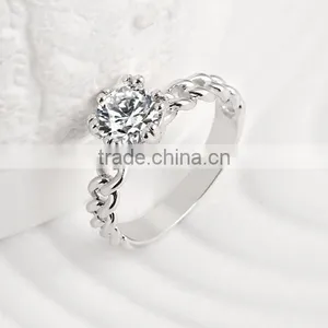 High Quality 1 Gram Gold Plated Platinum Wedding Ring Design thumbnail-6