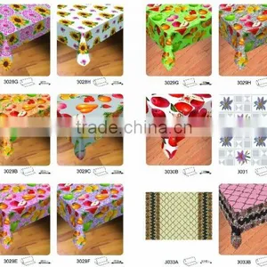 PVC Transparent Printed Tablecloth / PVC Table Cloth Rolls thumbnail-5