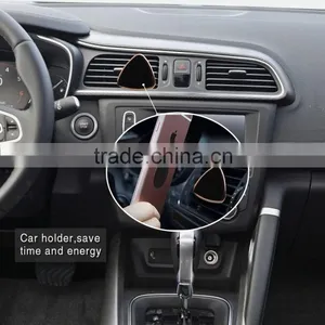 Wholesale High Quality Aluminum Alloy Detachable Compatible Mini 360 Free Rotation Air Vent Car Mount for Phone thumbnail-6