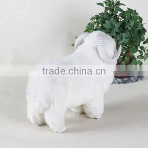 Unstuffed Plush Wire Animals Goat Metal Crafts Garden Decoration thumbnail-3
