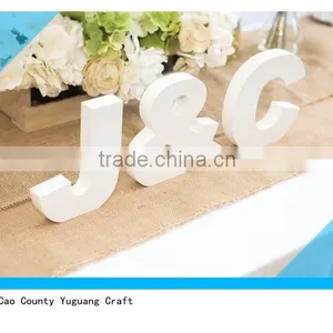 White Decorative Wooden Letters Wholesale for Wedding Decor thumbnail-3