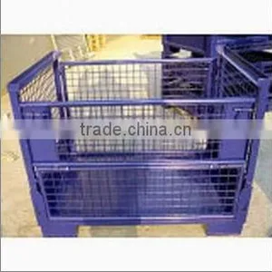 Stackable Wire Mesh Crate Container/steel Bin thumbnail-1