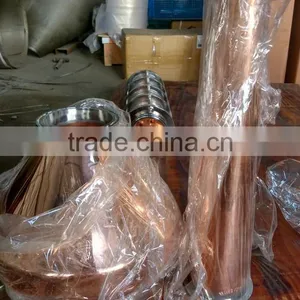4'' 'copper Still ,reflux Still,still Moonshine ,bubble Cap Plates Distiller Column thumbnail-1
