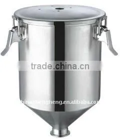 Stainless Steel Hopper With Locking Lid thumbnail-1