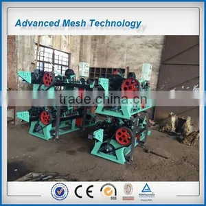 Automatic Hot-dipped Galvanized Steel Wires Twisted Barbed Wire Making Machines JIAKE Factory thumbnail-6