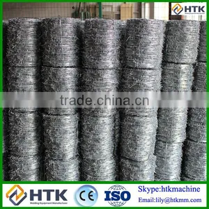 Hebei Hot Dip Galvanized Steel Barbed Wire 500m High Tensile thumbnail-5