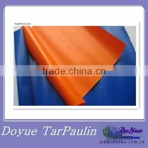 Pe/pp Coated Tarpaulin Fabric Waterproof PE Woven Fabric Tarpaulin With Grommet thumbnail-1
