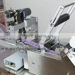 Semi Automatic Round Bottle Self Adhesive Labeling Machine With Fight Coding Printer thumbnail-3