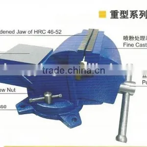 6" 150mm Heavy Duty Type Swivel Bench Vice With Anvil 83 Series 001 thumbnail-2