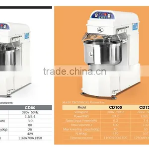 Hot Sale 20Kg Dough Stand Mixer, Spiral Mixer, Flour Mixer Machine Price(CD50) thumbnail-3
