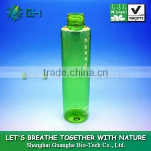100ml Non-toxic and Harmless Transparent Clear Plastic PLA Bottle for Cosmetic,shampoo,liquor ,etc- thumbnail-1