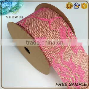 High Quality Online Lace Mesh Linen Jute Craft Fabric Ribbon Wholesale thumbnail-4