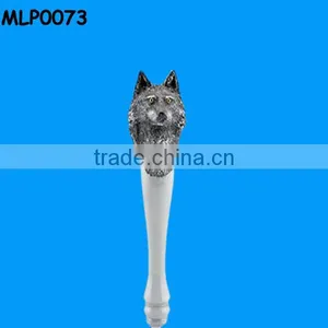 Hot Sale Dog Head Resin Beer Tap Handle thumbnail-1