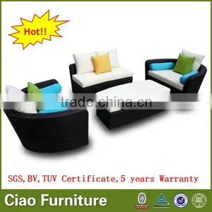 Hot Sell Outdoor Rattan Sofa Modern Patio Modular Sofa Furniture thumbnail-1