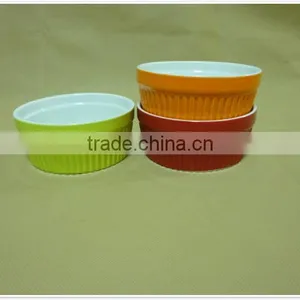 New Product Colorful Sugar Bowl,stoneware Pudding Bowl,ceramic Bowls thumbnail-3