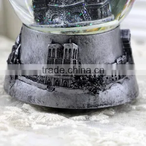 Paris Eiffel Tower France Souvenir Snowglobes thumbnail-5