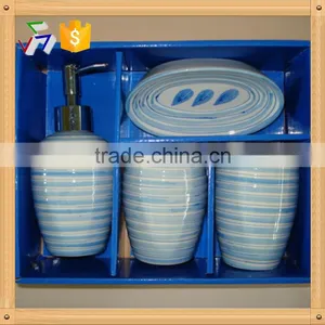 Ceramic Bathroom Set Hand Painting thumbnail-1