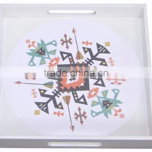 Square Lacquered Serving Tray thumbnail-2