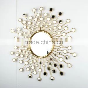 Modern Style Living Room Iron Frame Silver Mirrors thumbnail-5