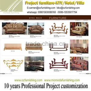HM14 Traditional Fabric Living Room Sofas and Malaysia Wood Sofa Sets Furniture thumbnail-4