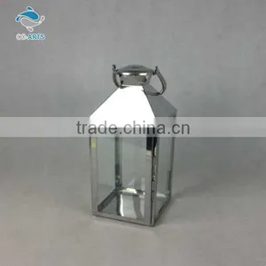 2015 Newest Windproof Stainless Steel Small Silver Lantern thumbnail-1