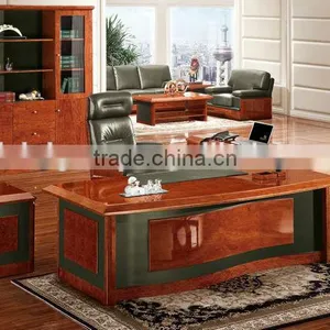 Antique Office Desk, Luxury Workstation Desk,Wooden Computer Desk,Writing Table(BF08-0221) thumbnail-1