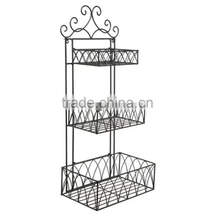 Wire Utensil Holder Cutlery Caddy Round Shape Chrome Utensil Holder thumbnail-2