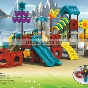 PIRATE SHIP PLAYGROUND "CHINA 500 TOP BRAND " CHILDREN OUTDOOR GYM FOR KIDS 3-12 YEARS (HA-05001) thumbnail-1