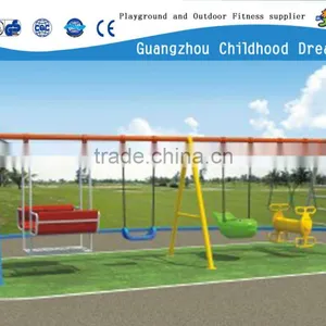 (CHD-878) Hot Sale Top Quality Four Seat Outdoor Swing Set thumbnail-1