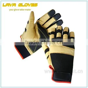 Super Comfort Non Slip Deerskin Leather Protective Gloves thumbnail-2