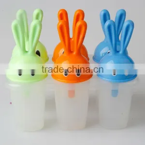 Lovely Animal Shape Rabbit Plastic Popsicle Maker thumbnail-1
