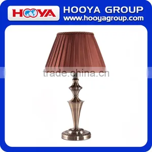 13" Antique Brass Bedside Table Lamp w/ LED Bulb Champagne Bedroom Night Light thumbnail-3