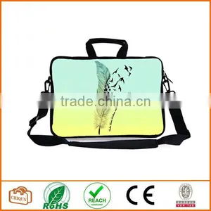 13-Inch Take These Broken Wing and Learn To Fly Waterproof Neoprene Laptop Sleeve Case Bag Handbag With Extra Side Pocket thumbnail-2