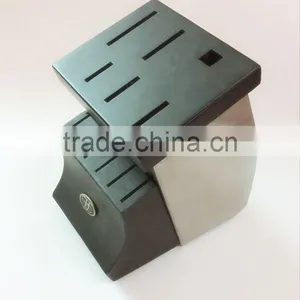 12 Slots Wooden Black Coated Wooden Knife Block,holder,stander thumbnail-1