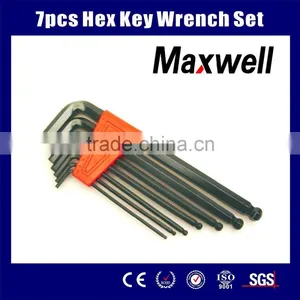 7pcs Hex Key Wrench Set With Ball Head thumbnail-1