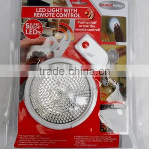 Super Bright 5 LED Wireless Remote Control Light Camping Garage Wardrobe Lamp thumbnail-1