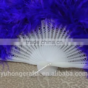 Hot Selling Plastic Turkey Feather Fan thumbnail-3