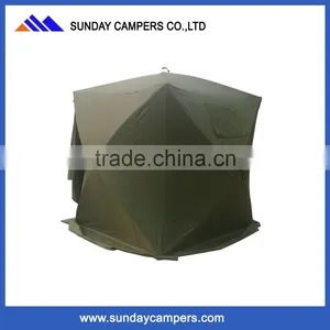 China Pop-up Ice Fishing Tent Single Layer Winter Camping Tents for Sale thumbnail-1