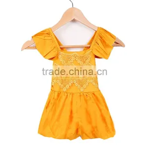 2017 Children Clothing Lace Jumpsuits of the Girls for Summer thumbnail-5