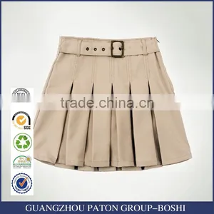 British Khaki Student Girl Skirt All-match Autumn Dress Pleated Skirt thumbnail-1