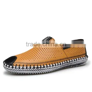 Brand Microfiber Leather Casual Shoes Fashion for Men Have Sample, High Quality Men Casual Shoes Ventilation in Summer thumbnail-1