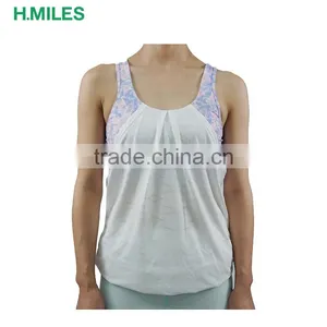 Summer Ladies White Backless Fitness Wear Tee Tank TankTops thumbnail-1