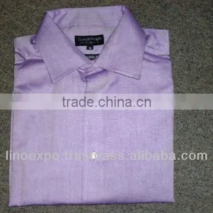MEN'S BRANDED LONG SLEEVE SHIRT WITH TIE thumbnail-1