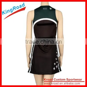 China Factory Ladies Netball Jerseys Popular Netball Bodysuits Netball Dress Uniform thumbnail-1